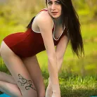 Courtney Martin in 'Outdoor Yoga'