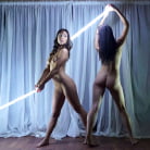 Jenna Sativa in 'Lesbian Light Show'