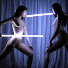 Jenna Sativa in 'Lesbian Light Show'