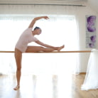 Blue Angel in 'Flexible Dancer Swallows Cum'