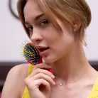 Cute Teddy in 'Tits Lips And Hips'