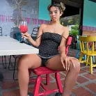Valery Ponce in 'Cleavage Sip'